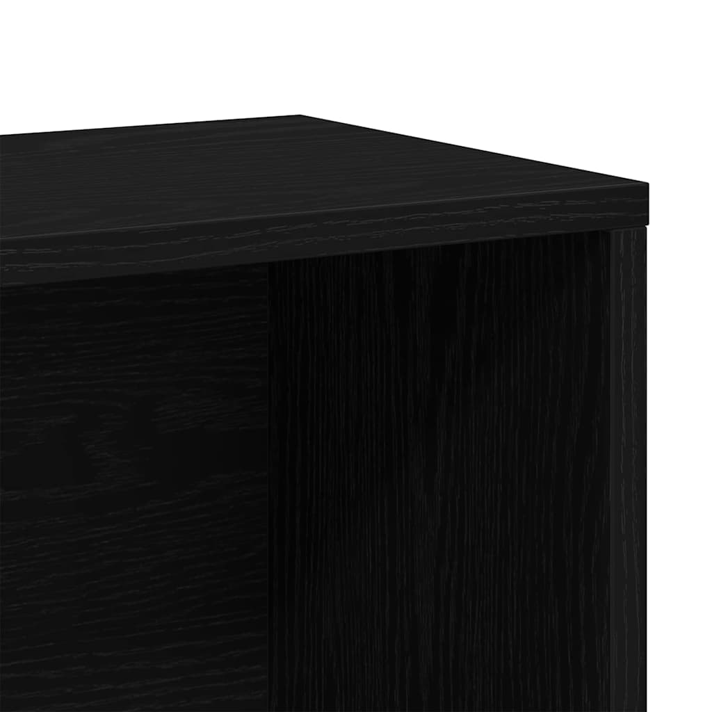 Bibliothèque Chêne noir 155 x 24 x 160 cm Bois d'ingénierie - XIOS