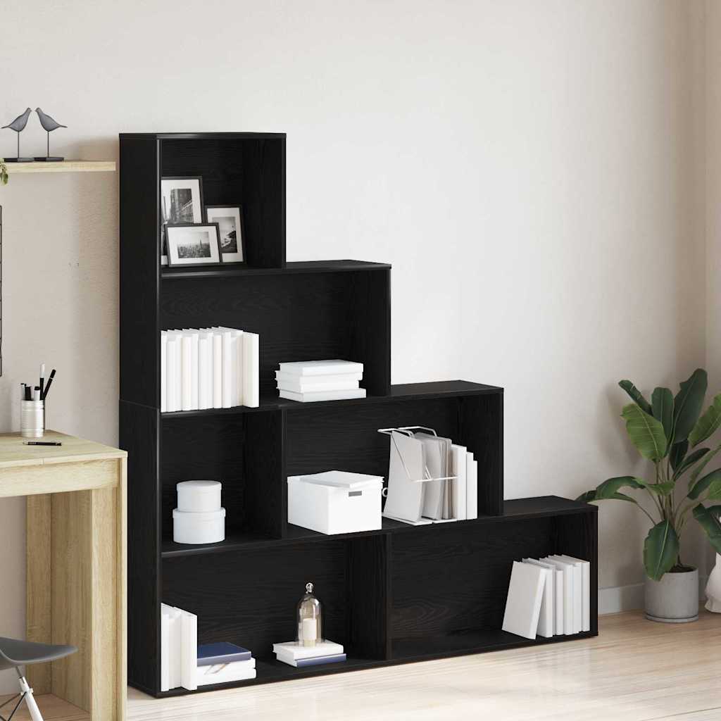 Bibliothèque Chêne noir 155 x 24 x 160 cm Bois d'ingénierie - XIOS