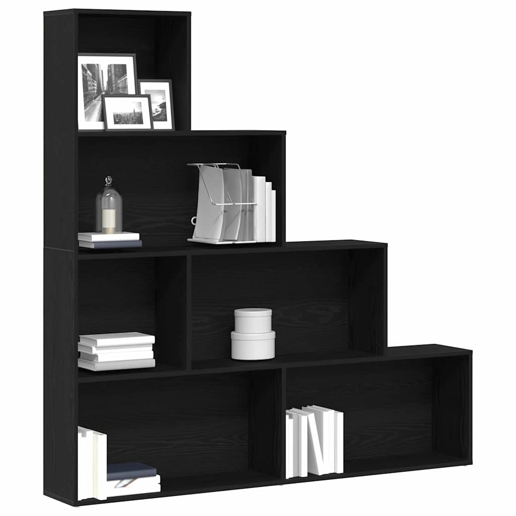 Bibliothèque Chêne noir 155 x 24 x 160 cm Bois d'ingénierie - XIOS