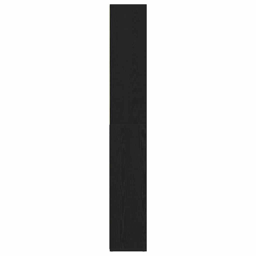Bibliothèque Chêne noir 155 x 24 x 160 cm Bois d'ingénierie - XIOS