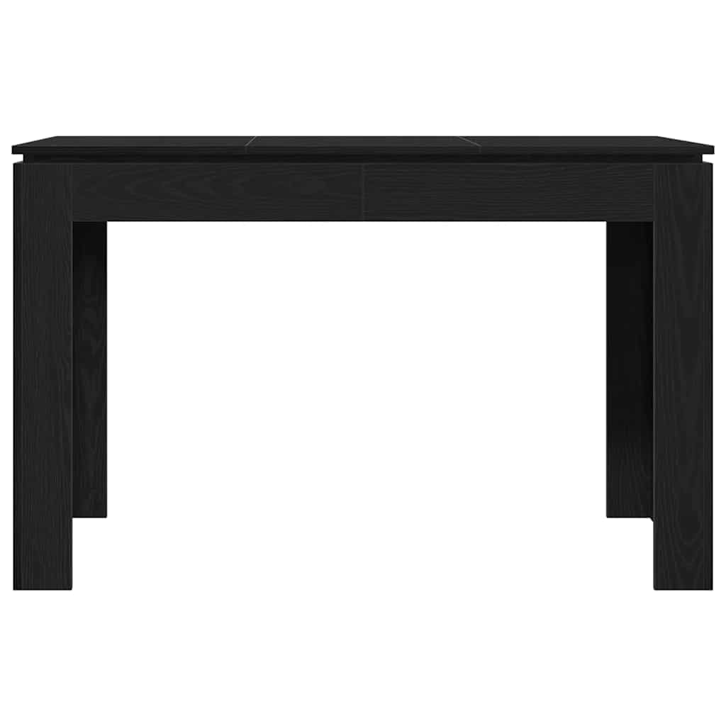 Table de salle à manger en chêne noir 120x60x76 cm bois d'ingénierie - XIOS