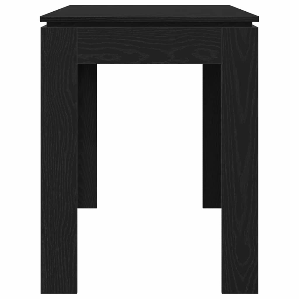 Table de salle à manger en chêne noir 120x60x76 cm bois d'ingénierie - XIOS