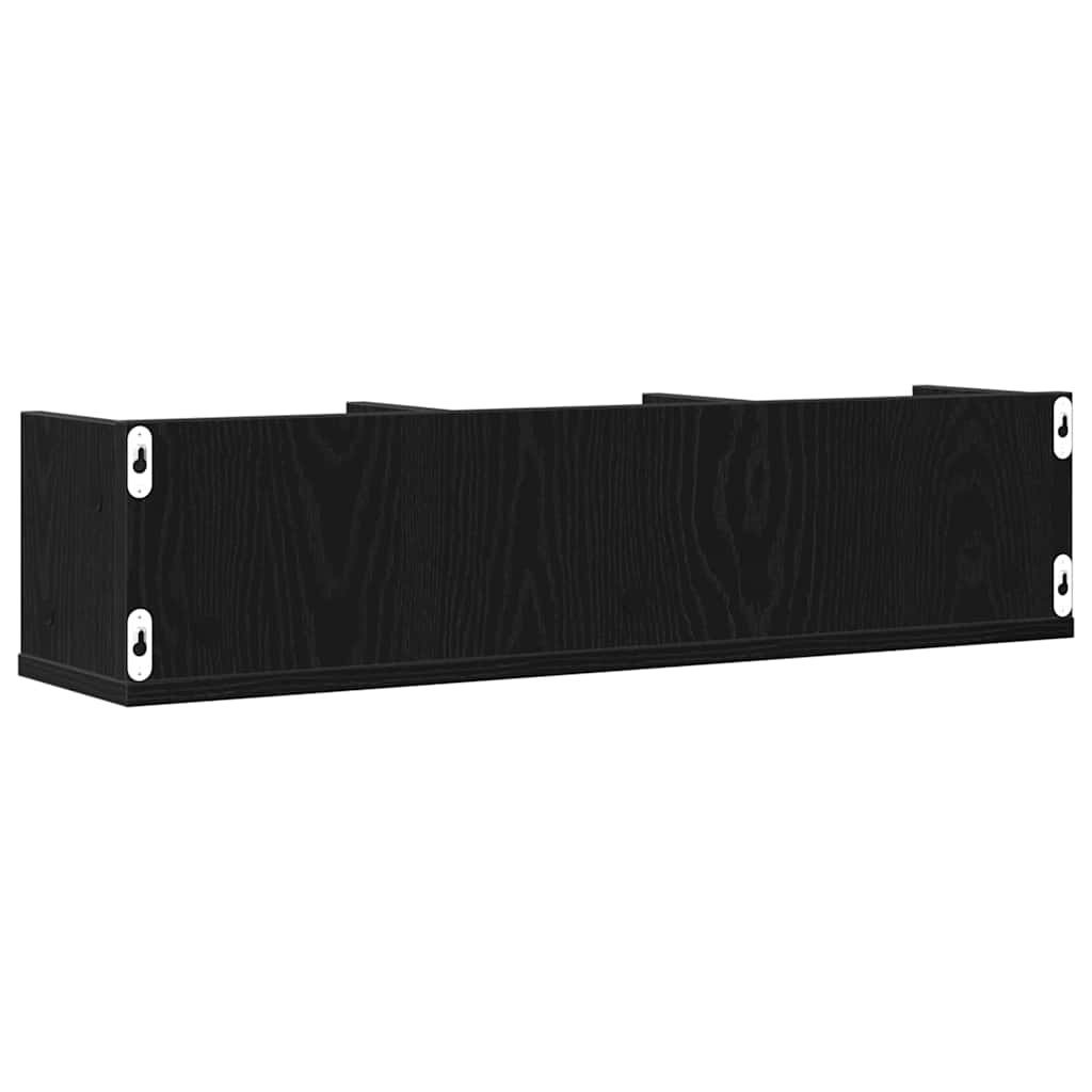 Étagère Murale Chêne noir 75 x 18 x 18 cm Bois d'ingénierie - XIOS