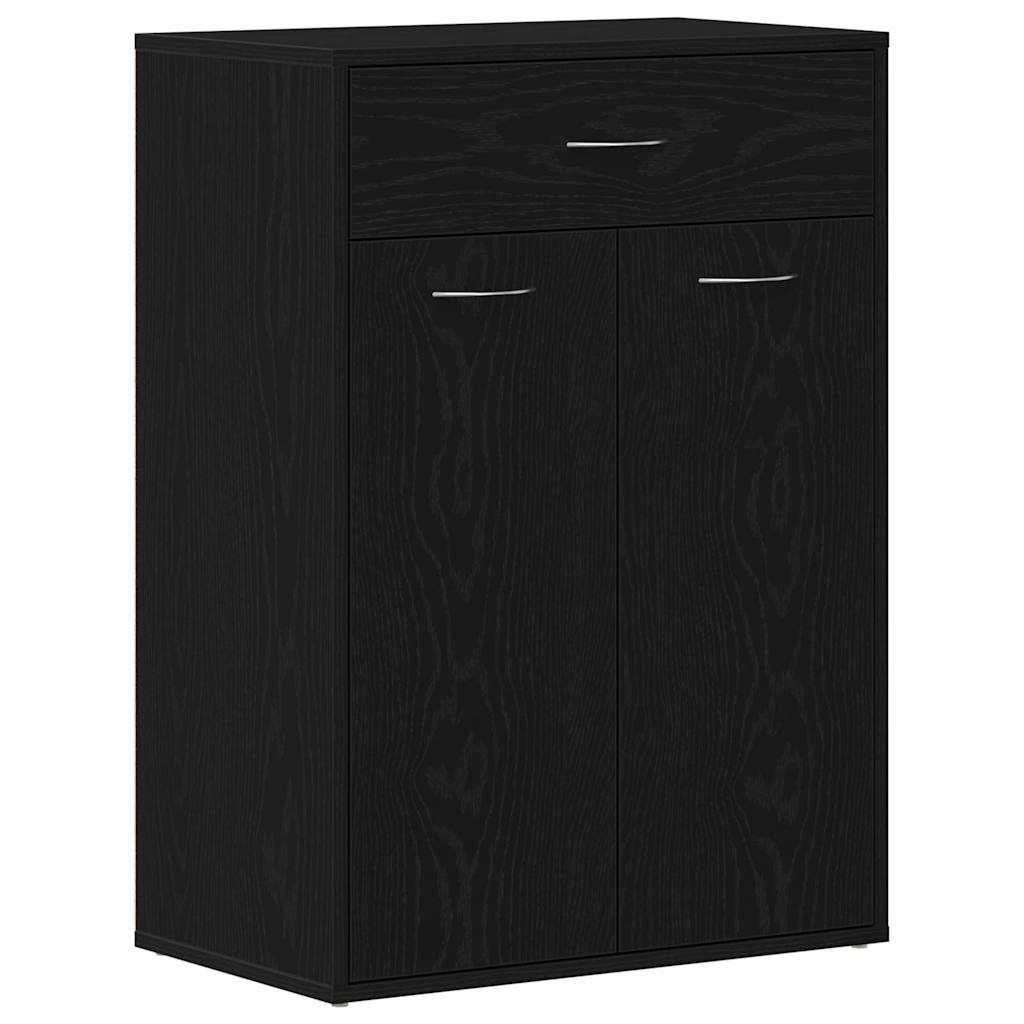 Rack à chaussures Chêne noir 60 x 35 x 84 cm Bois d'ingénierie - XIOS