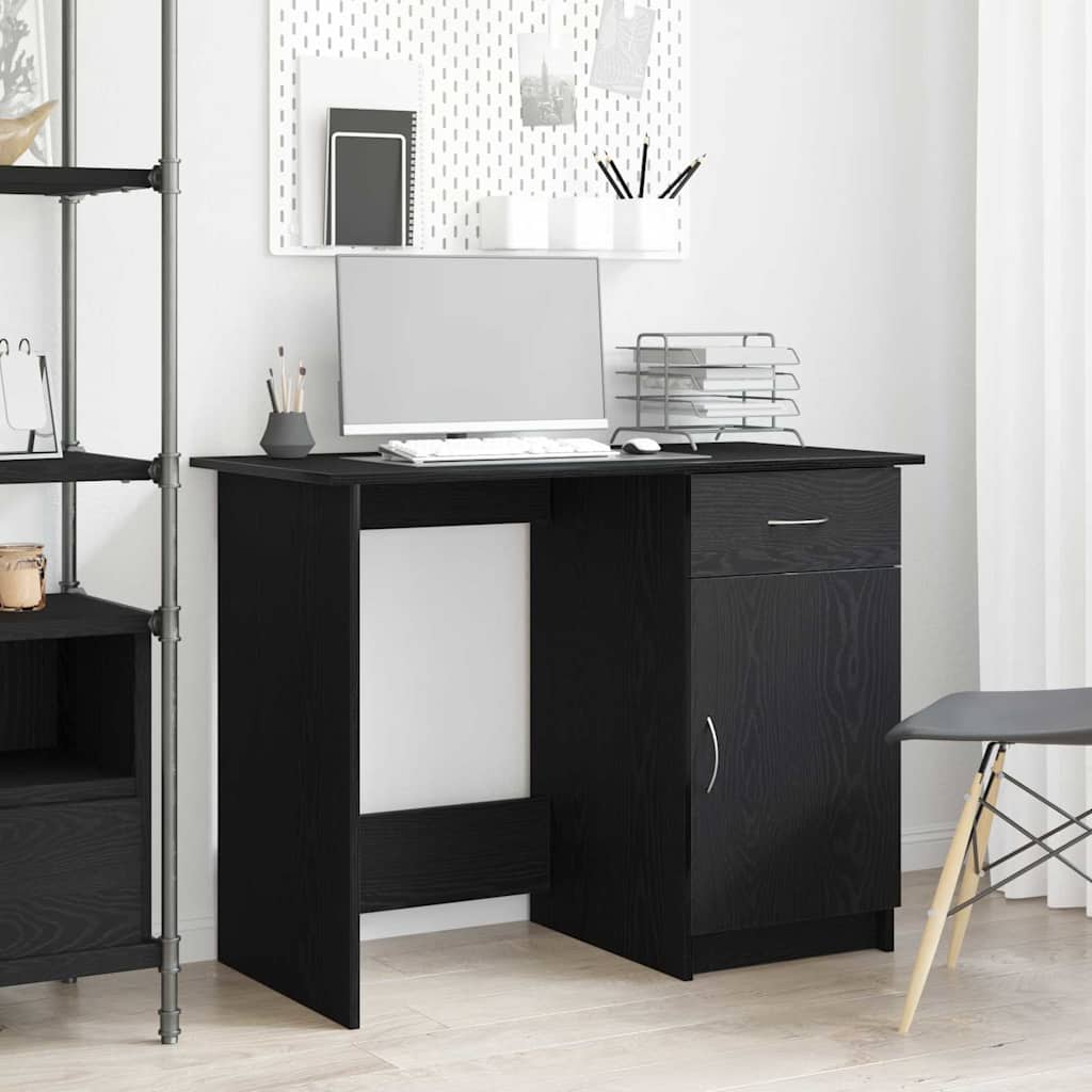 Bureau Chêne noir 100 x 50 x 76 cm Bois d'ingénierie - XIOS