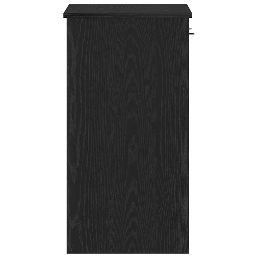 Bureau Chêne noir 80 x 40 x 75 cm Bois d'ingénierie - XIOS