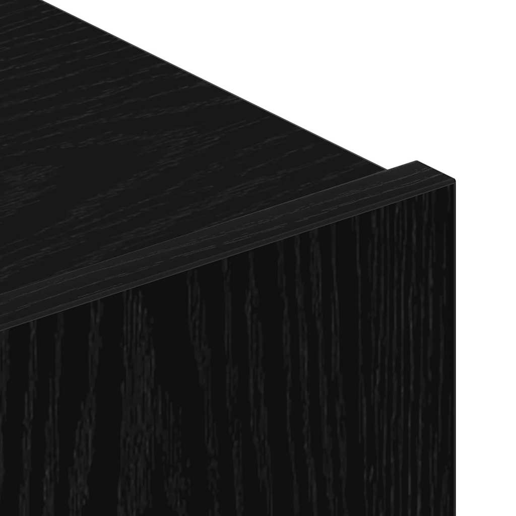 Meubles TV Chêne noir 80 x 30 x 30 cm Bois d'ingénierie - XIOS