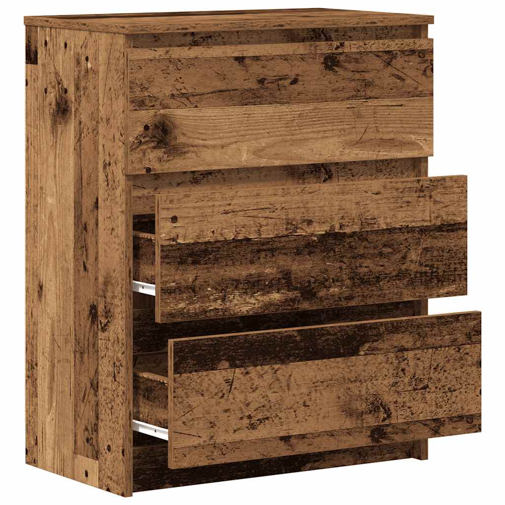 Buffet en bois ancien 60x35x76 cm bois d'ingénierie - XIOS