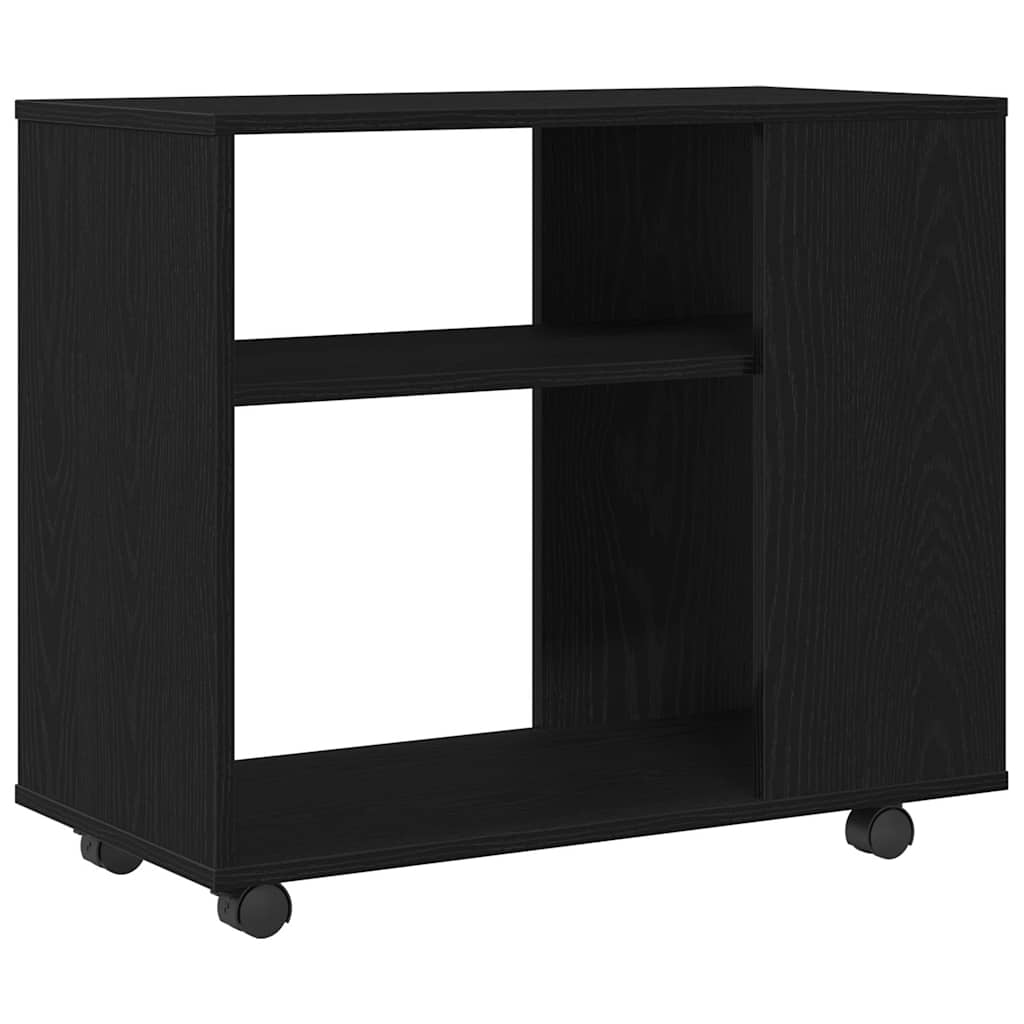 Table d'appoint en chêne noir 70 x 35 x 60 cm Bois d'ingénierie - XIOS