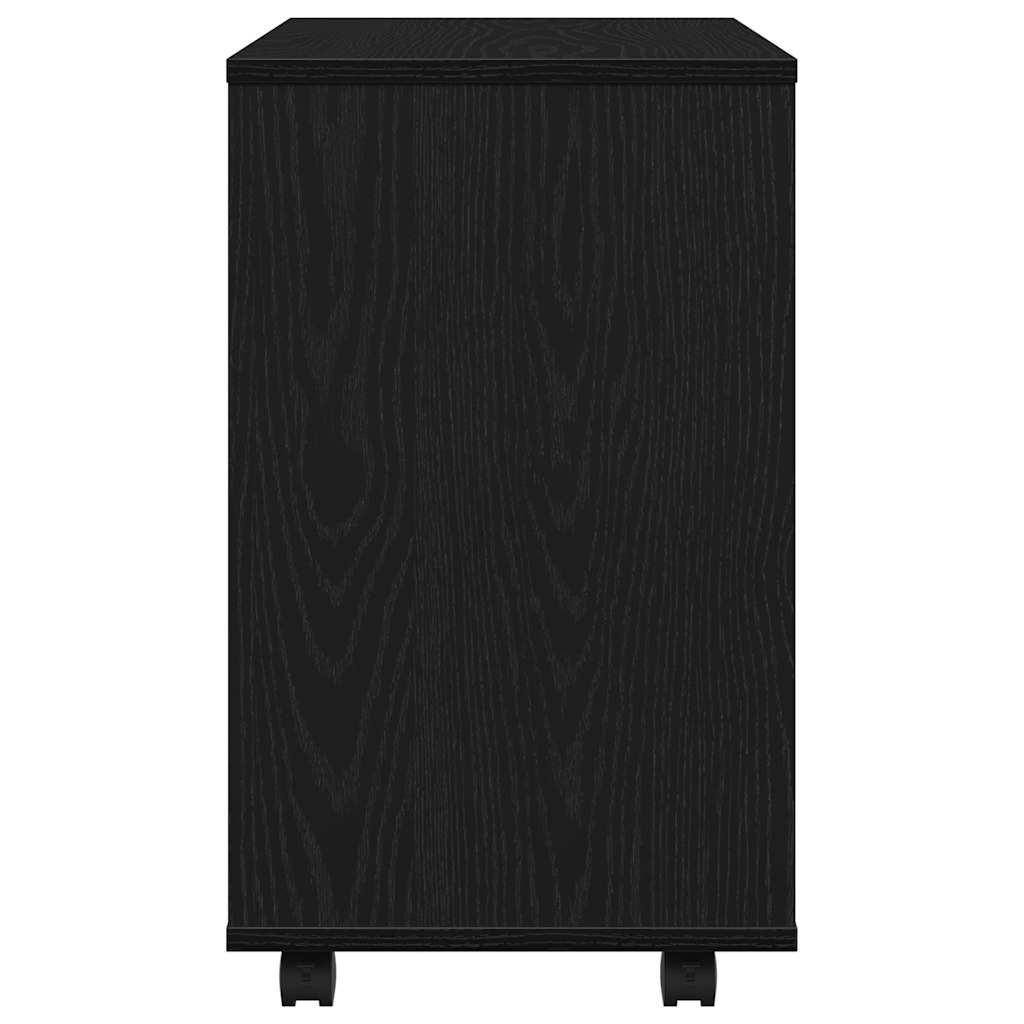 Table d'appoint en chêne noir 70 x 35 x 60 cm Bois d'ingénierie - XIOS