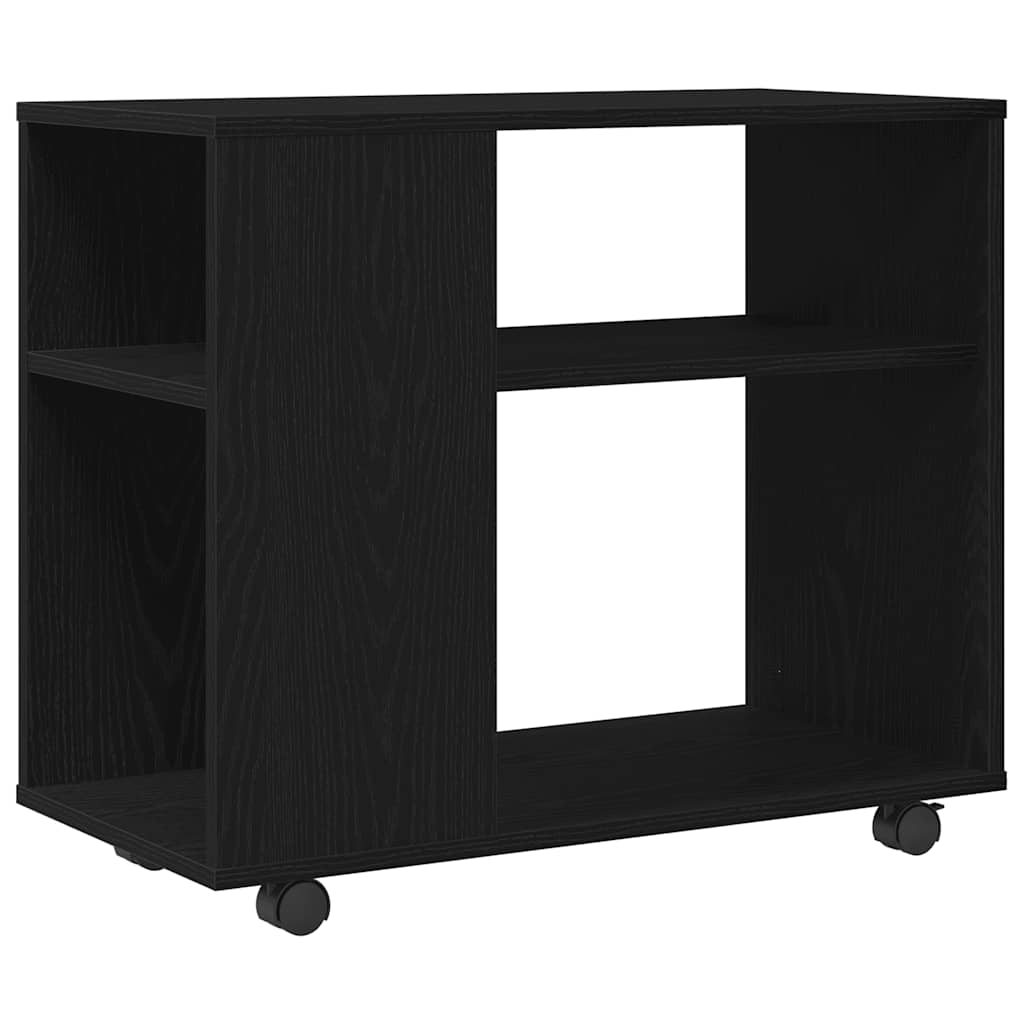 Table d'appoint en chêne noir 70 x 35 x 60 cm Bois d'ingénierie - XIOS