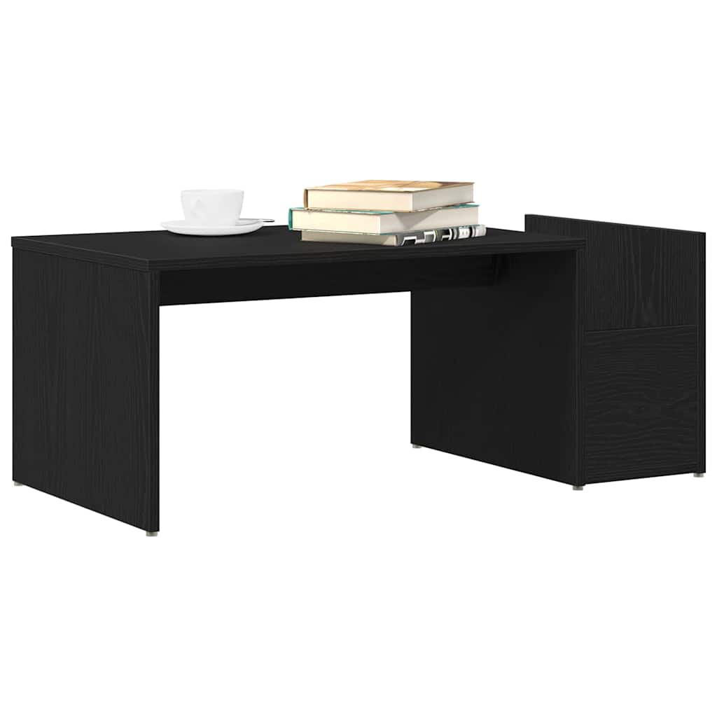 Table basse Chêne noir 90 x 45 x 35 cm Bois d'ingénierie - XIOS