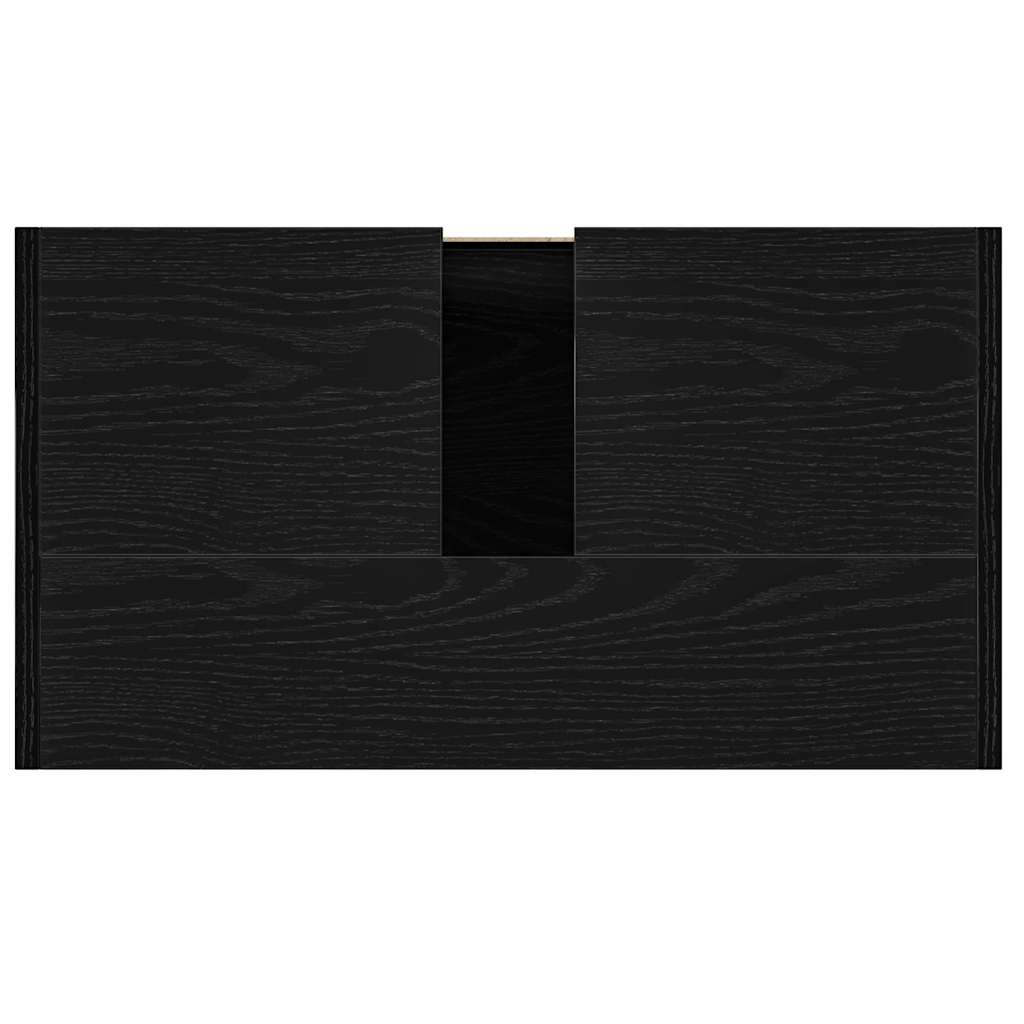 Armoire de bain chêne noir 60x33x60 cm bois d'ingénierie Ensembles de mobilier pour salles de bains vidaXL