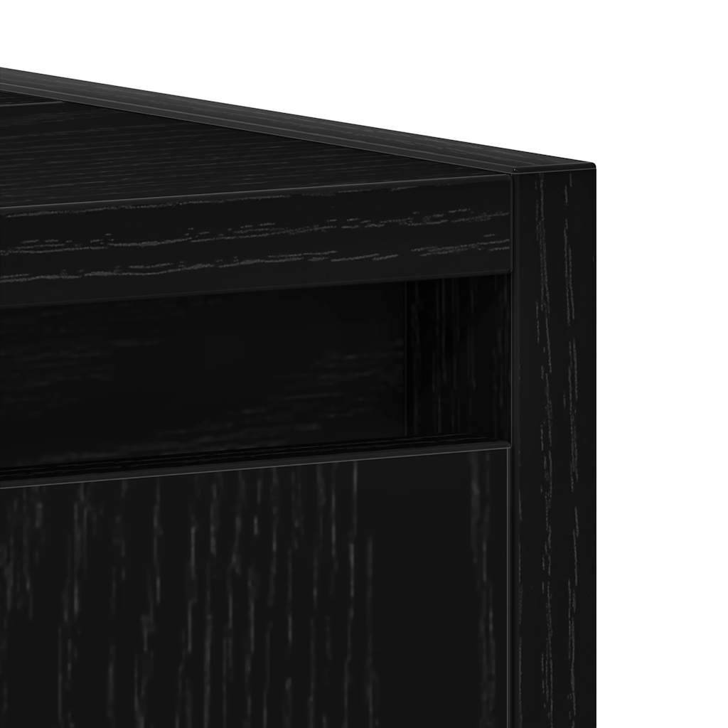 Armoire de bain chêne noir 60x33x60 cm bois d'ingénierie Ensembles de mobilier pour salles de bains vidaXL