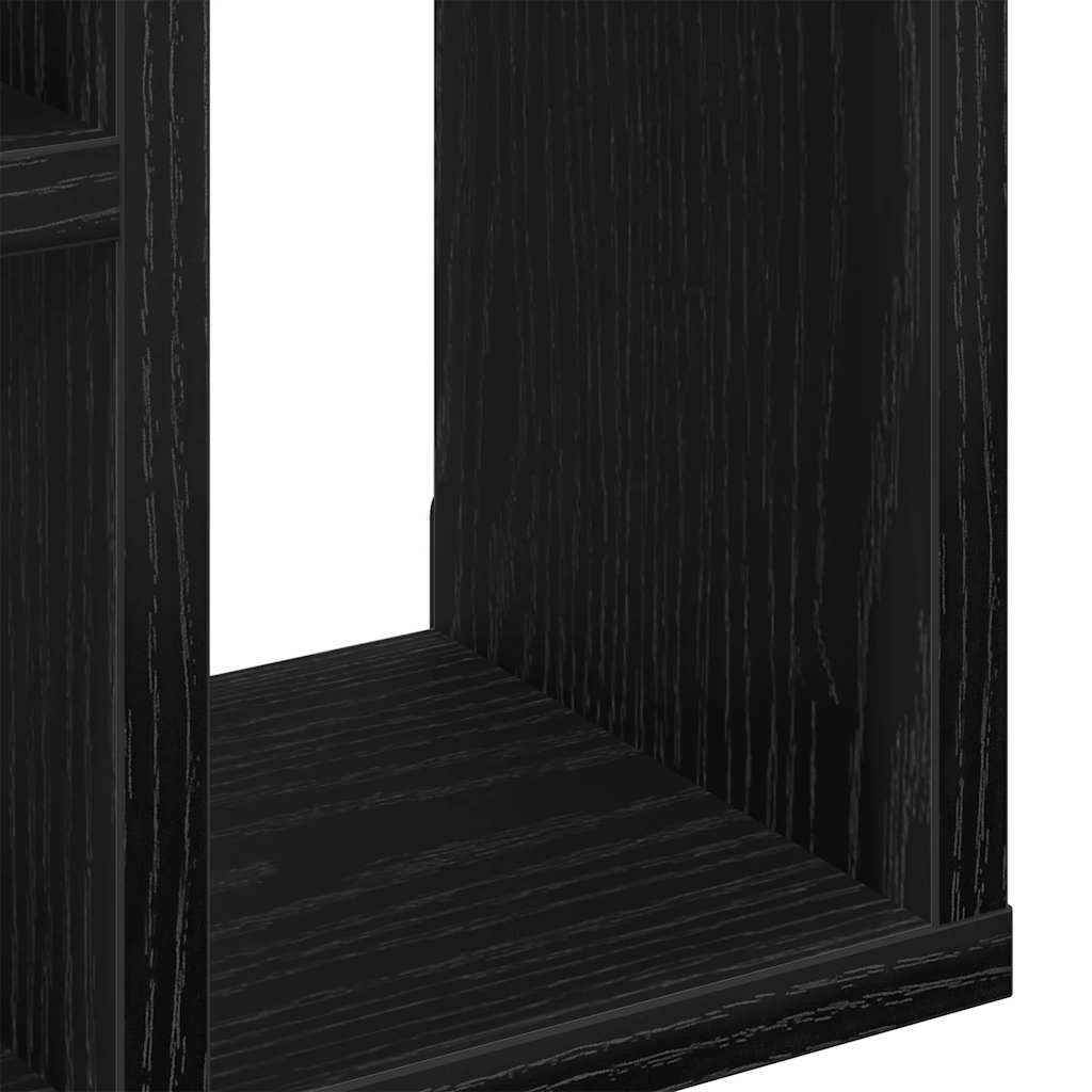 Étagère murale chêne noir 45x16x45 cm bois d'ingénierie - XIOS