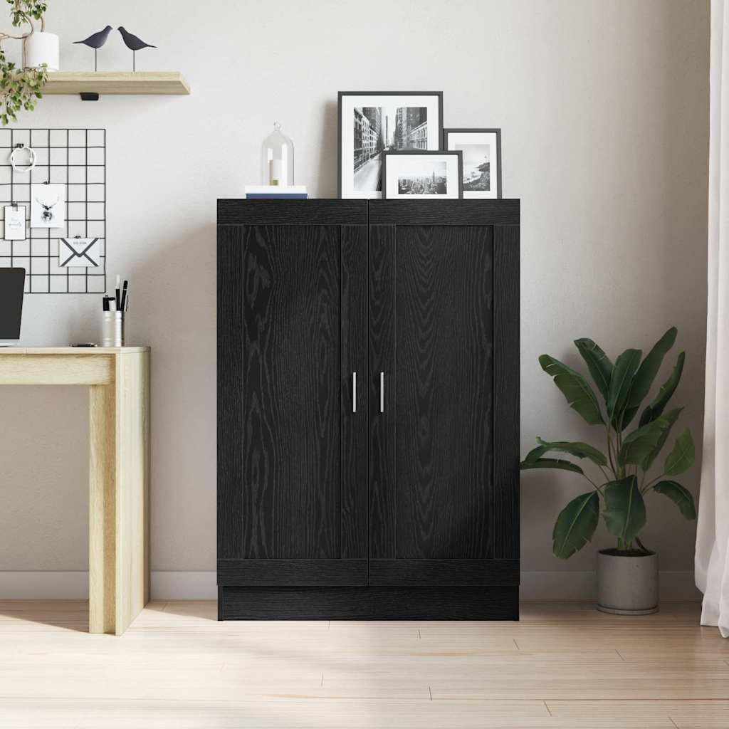 Meuble de Bibliothèque Chêne noir 82.5 x 30.5 x 115 cm - XIOS
