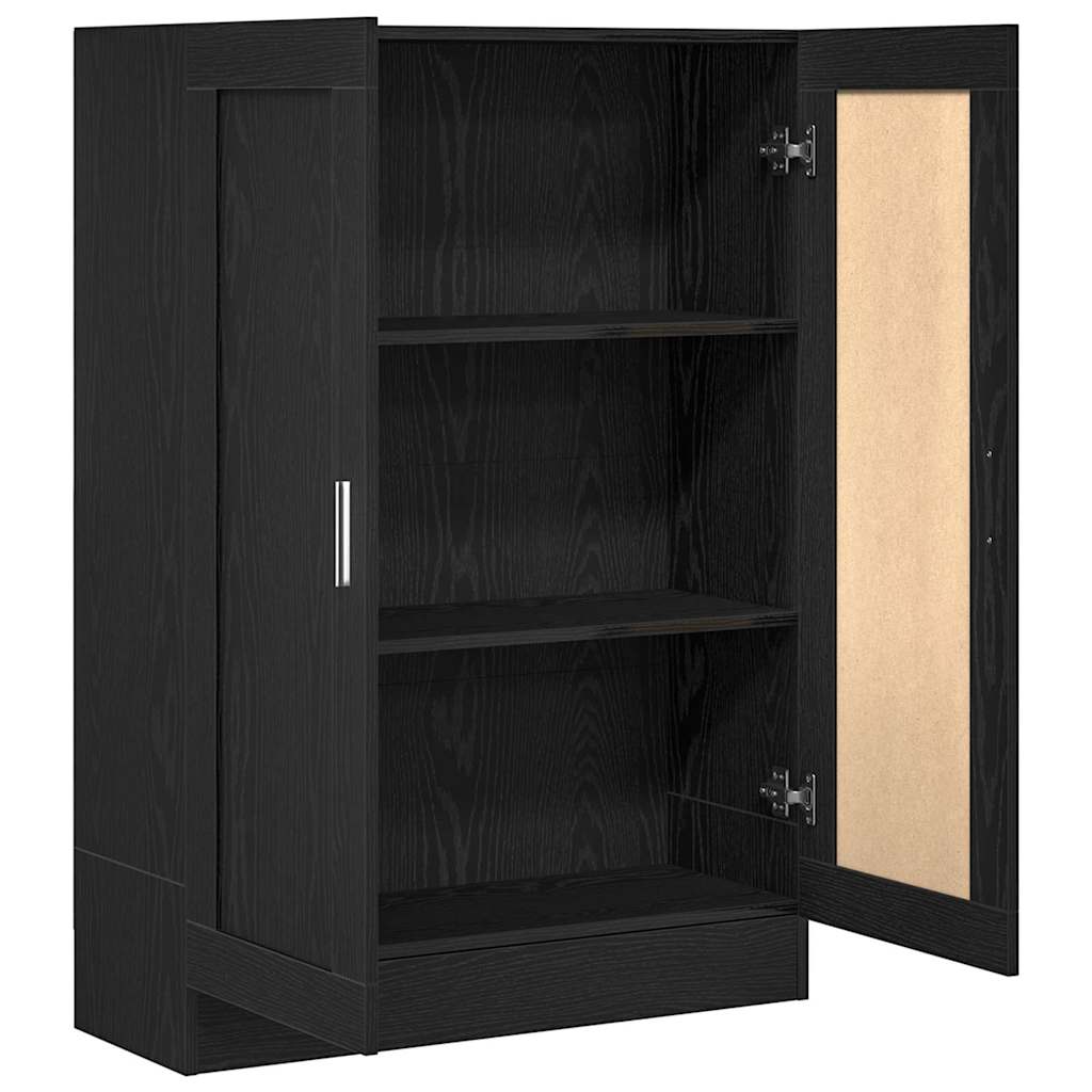 Meuble de Bibliothèque Chêne noir 82.5 x 30.5 x 115 cm - XIOS