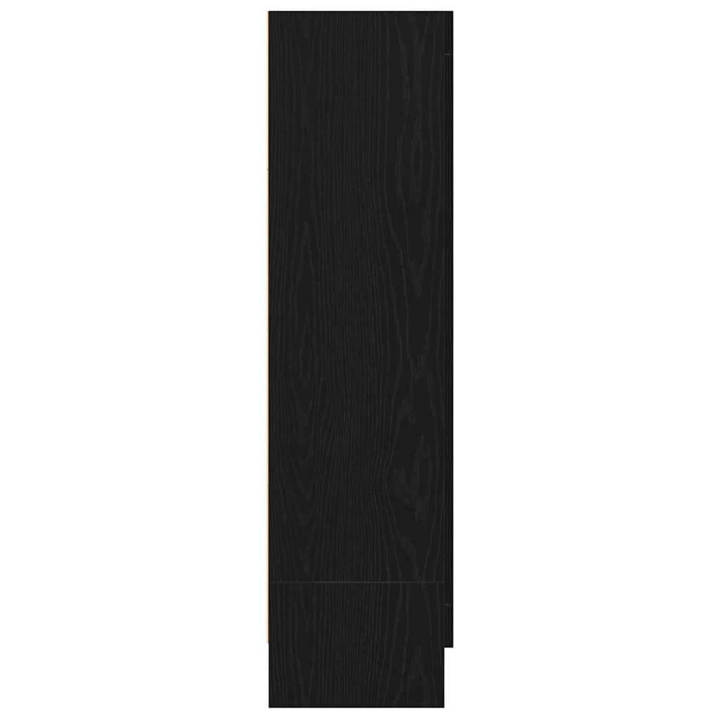 Meuble de Bibliothèque Chêne noir 82.5 x 30.5 x 115 cm - XIOS
