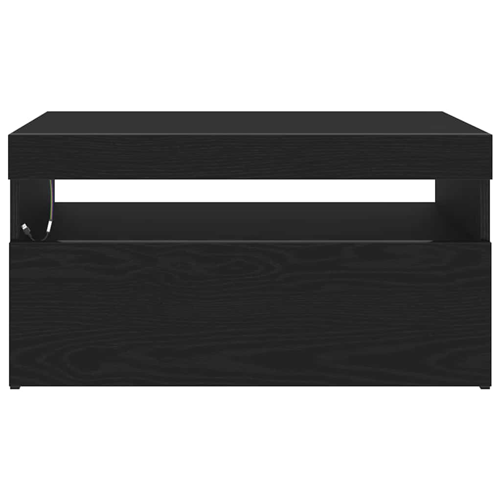 Meuble TV 2 pcs Noir 75 x 35 x 40 cm Bois d'ingénierie - XIOS