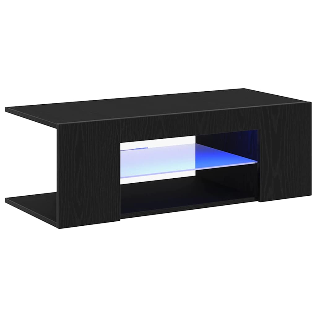 Meuble TV Noir 90 x 39 x 30 cm Bois d'ingénierie - XIOS