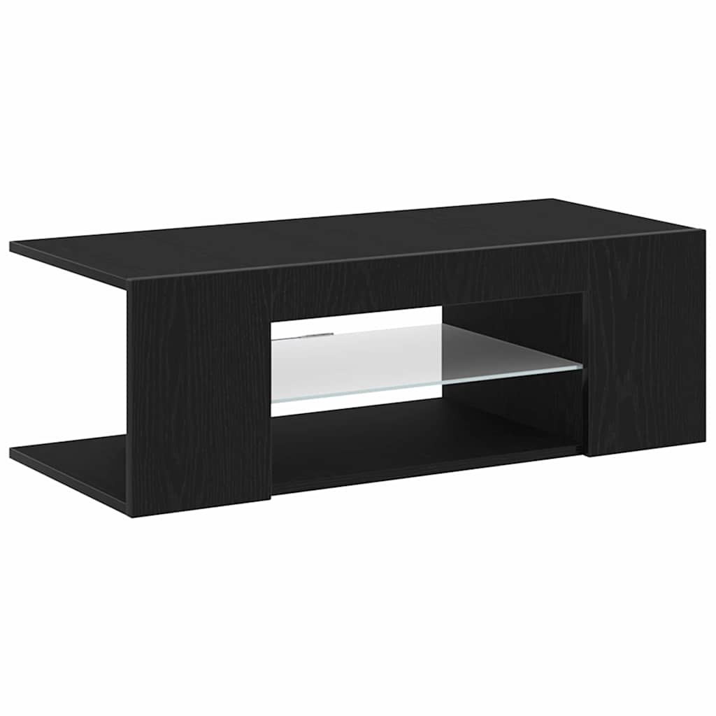 Meuble TV Noir 90 x 39 x 30 cm Bois d'ingénierie - XIOS