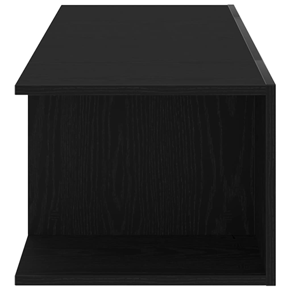 Meuble TV Noir 90 x 39 x 30 cm Bois d'ingénierie - XIOS