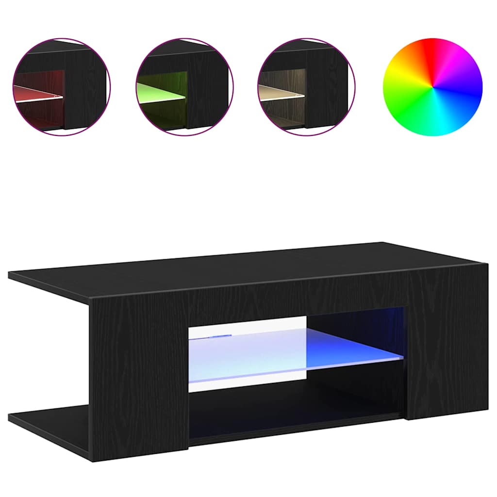 Meuble TV Noir 90 x 39 x 30 cm Bois d'ingénierie - XIOS