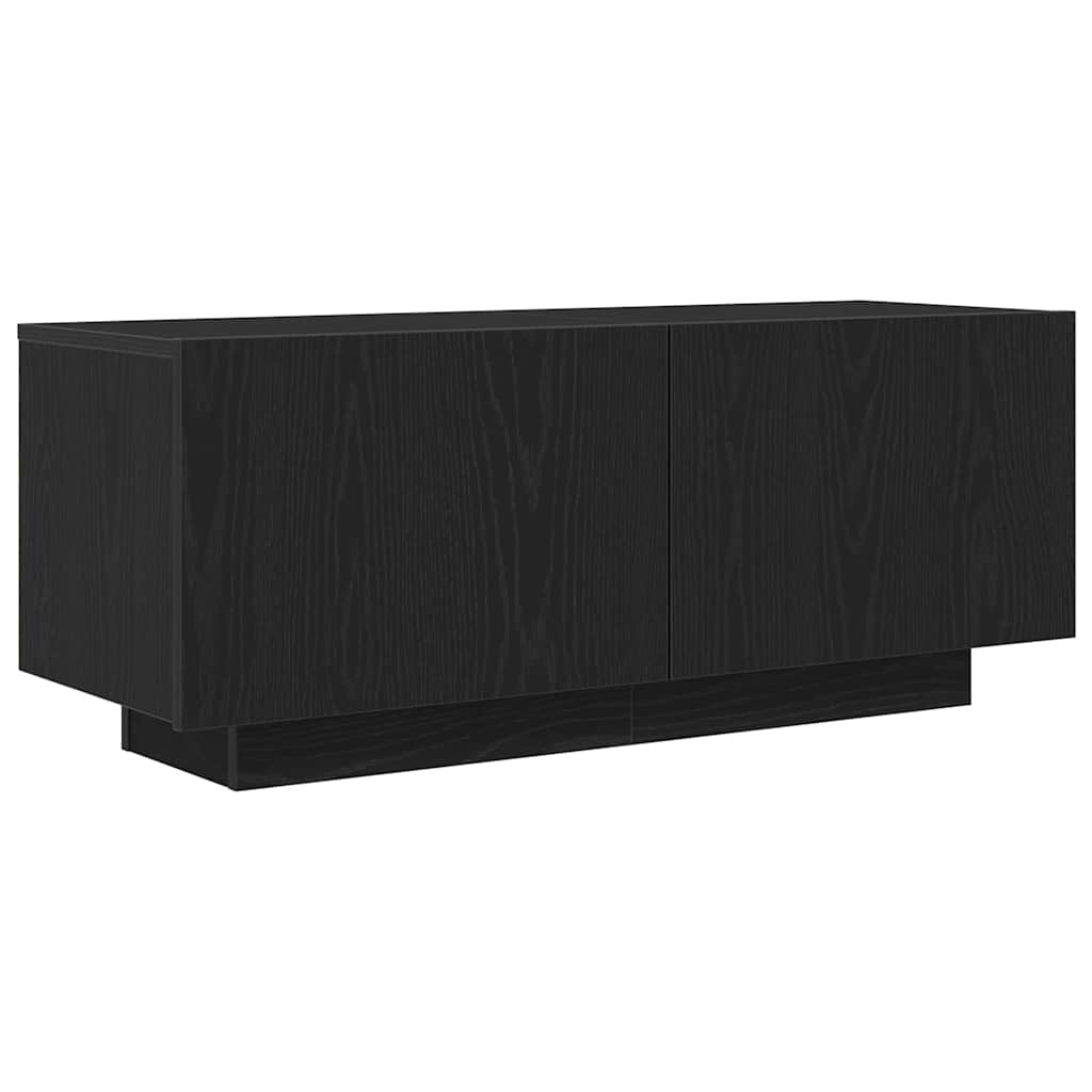 Meuble TV Noir 100 x 35 x 40 cm Bois d'ingénierie - XIOS