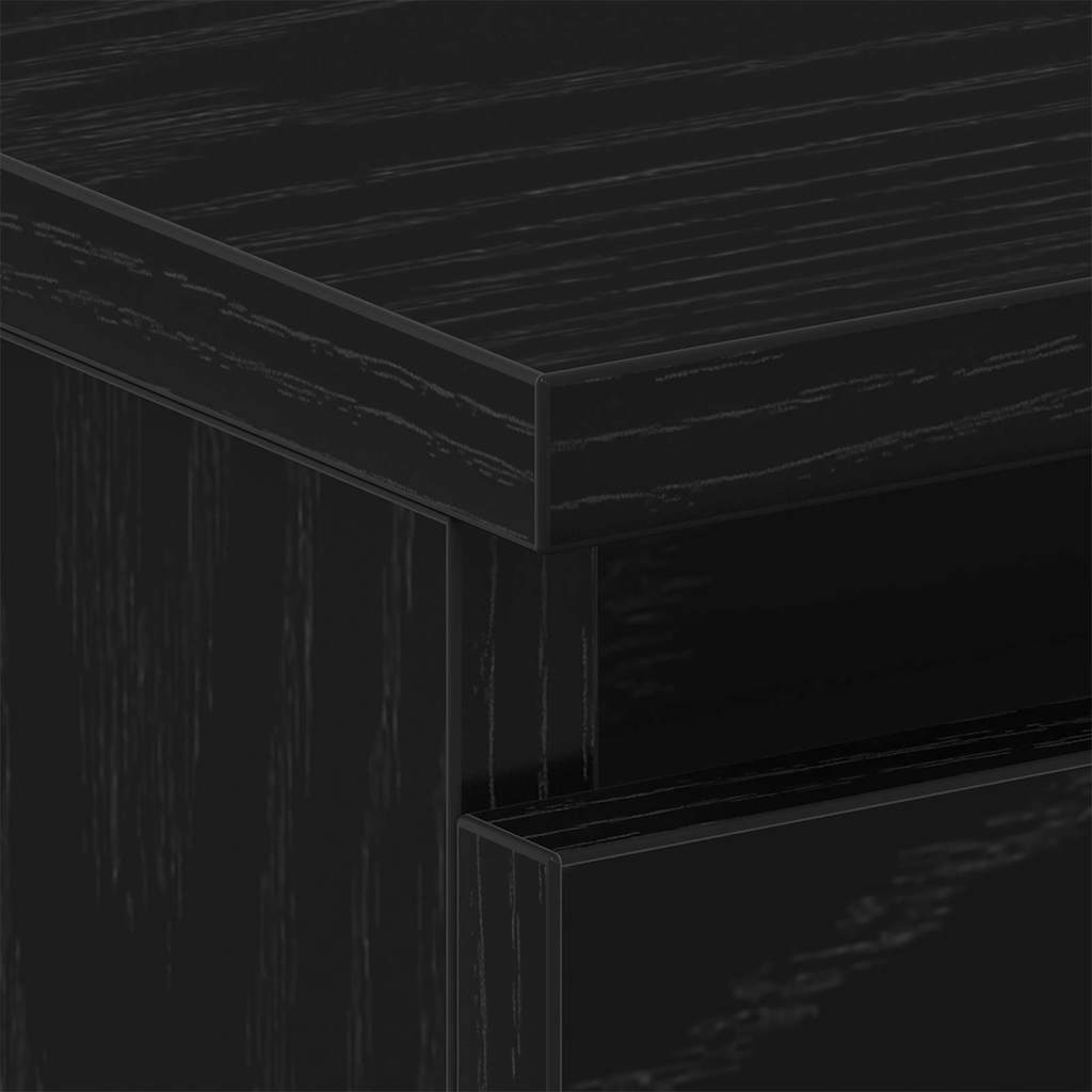 Cabinet de chevet Chêne noir 40 x 30 x 39 cm Bois d'ingénierie