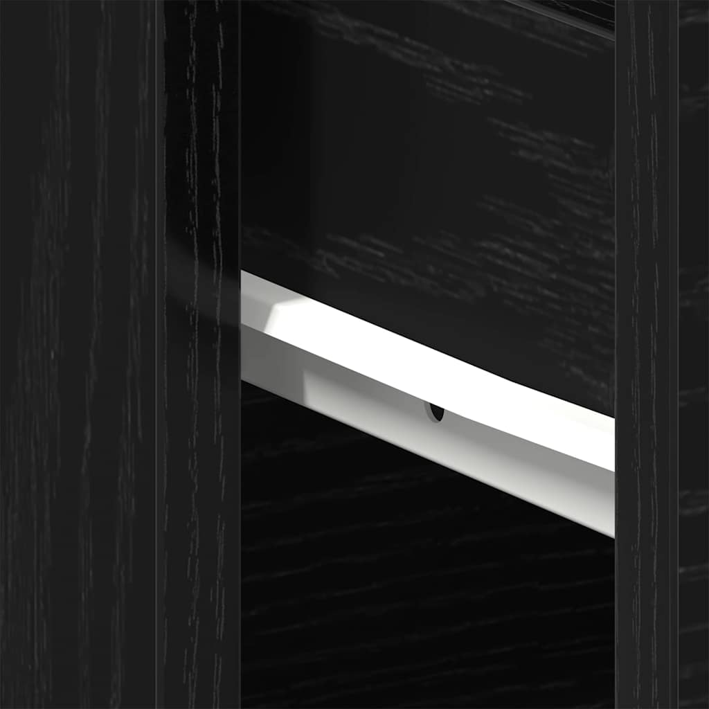 Cabinet de chevet Chêne noir 40 x 30 x 39 cm Bois d'ingénierie