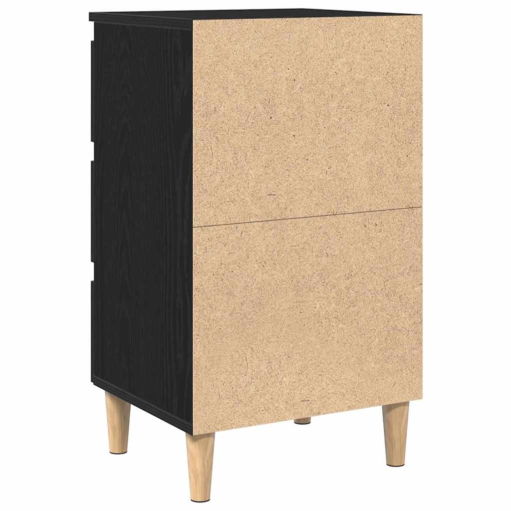 Cabinet de chevet Chêne noir 40 x 35 x 69 cm Bois d'ingénierie