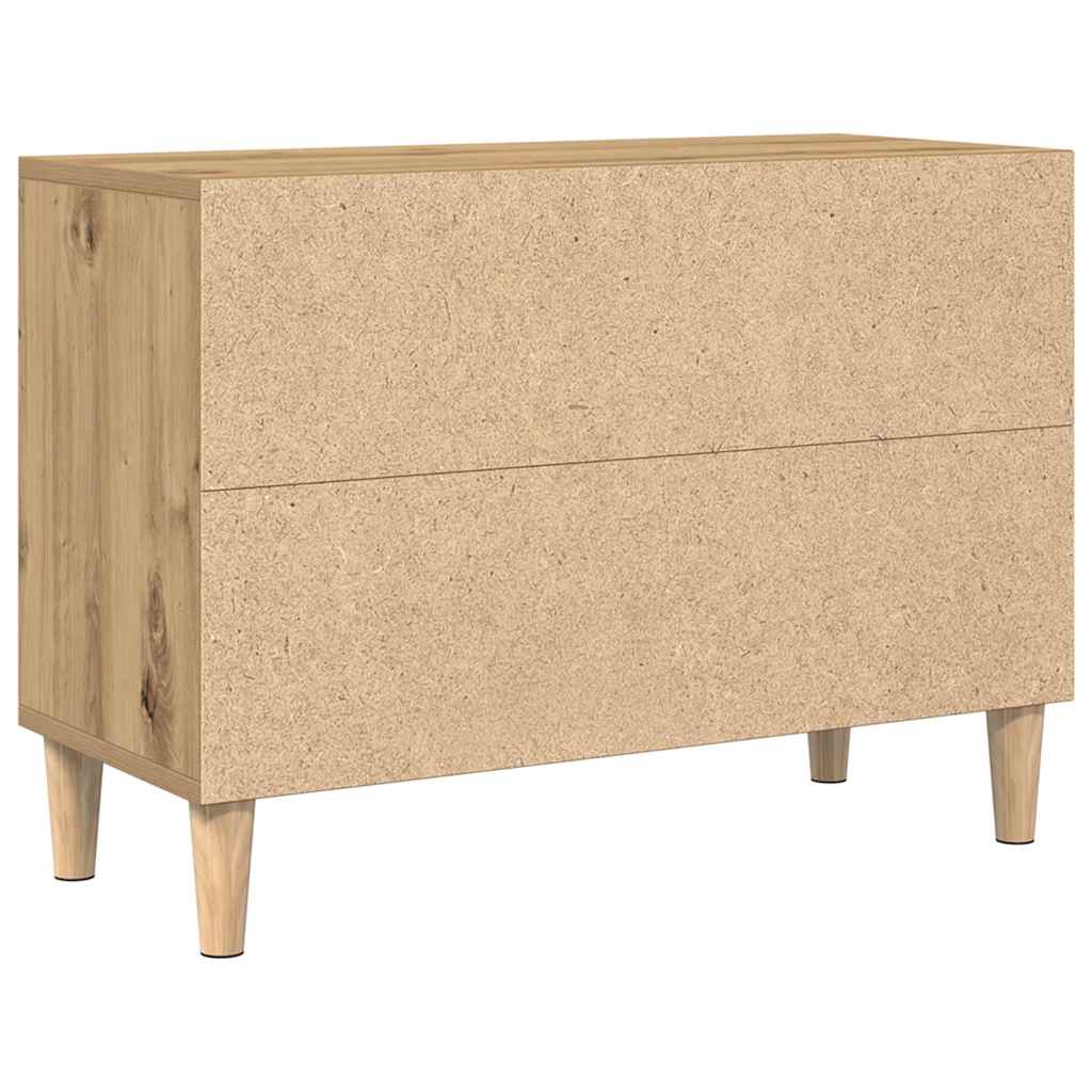 Meuble TV Marron 69.5 x 30 x 50 cm Bois d'ingénierie - XIOS