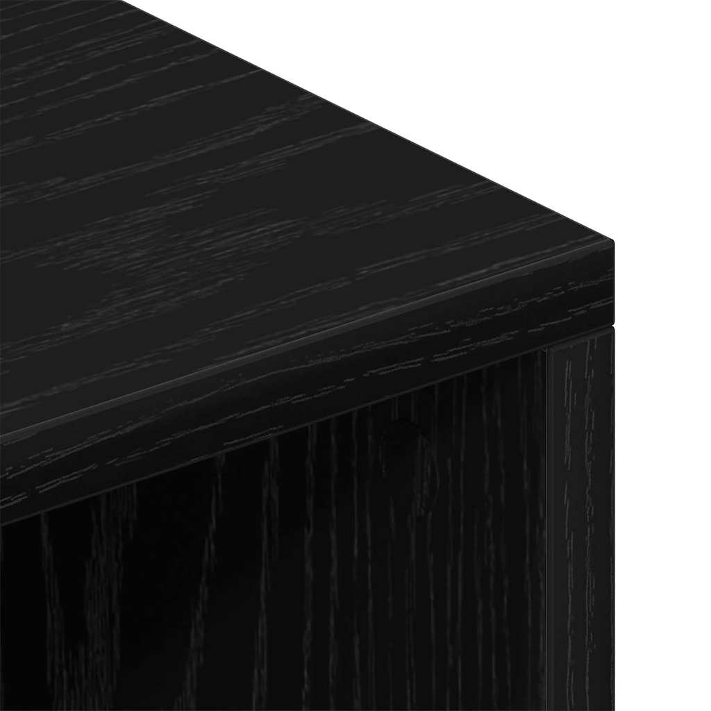 Meuble TV Noir 69.5 x 30 x 50 cm Bois d'ingénierie - XIOS