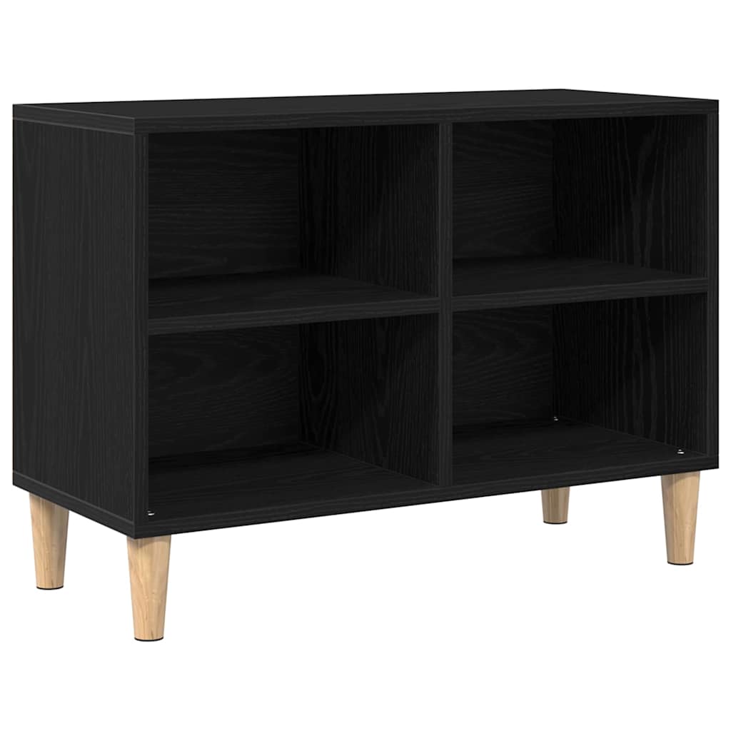 Meuble TV Noir 69.5 x 30 x 50 cm Bois d'ingénierie - XIOS