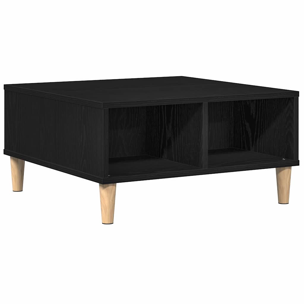 Table basse Chêne noir 60 x 60 x 30 cm Bois d'ingénierie - XIOS