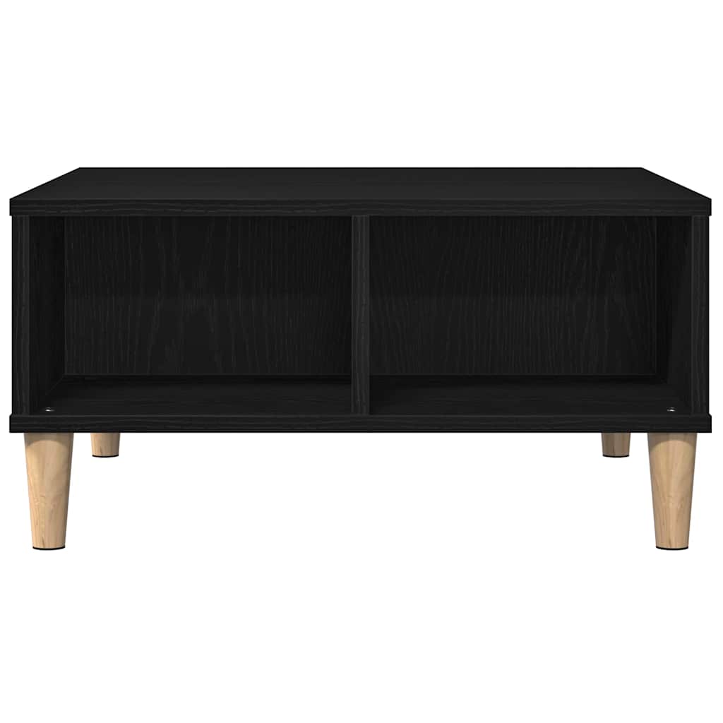 Table basse Chêne noir 60 x 60 x 30 cm Bois d'ingénierie - XIOS