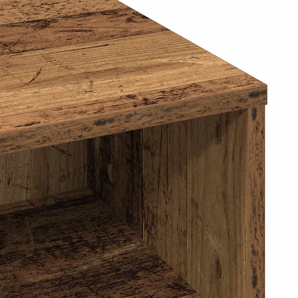 Table basse Bois ancien 60 x 60 x 30 cm Bois d'ingénierie - XIOS