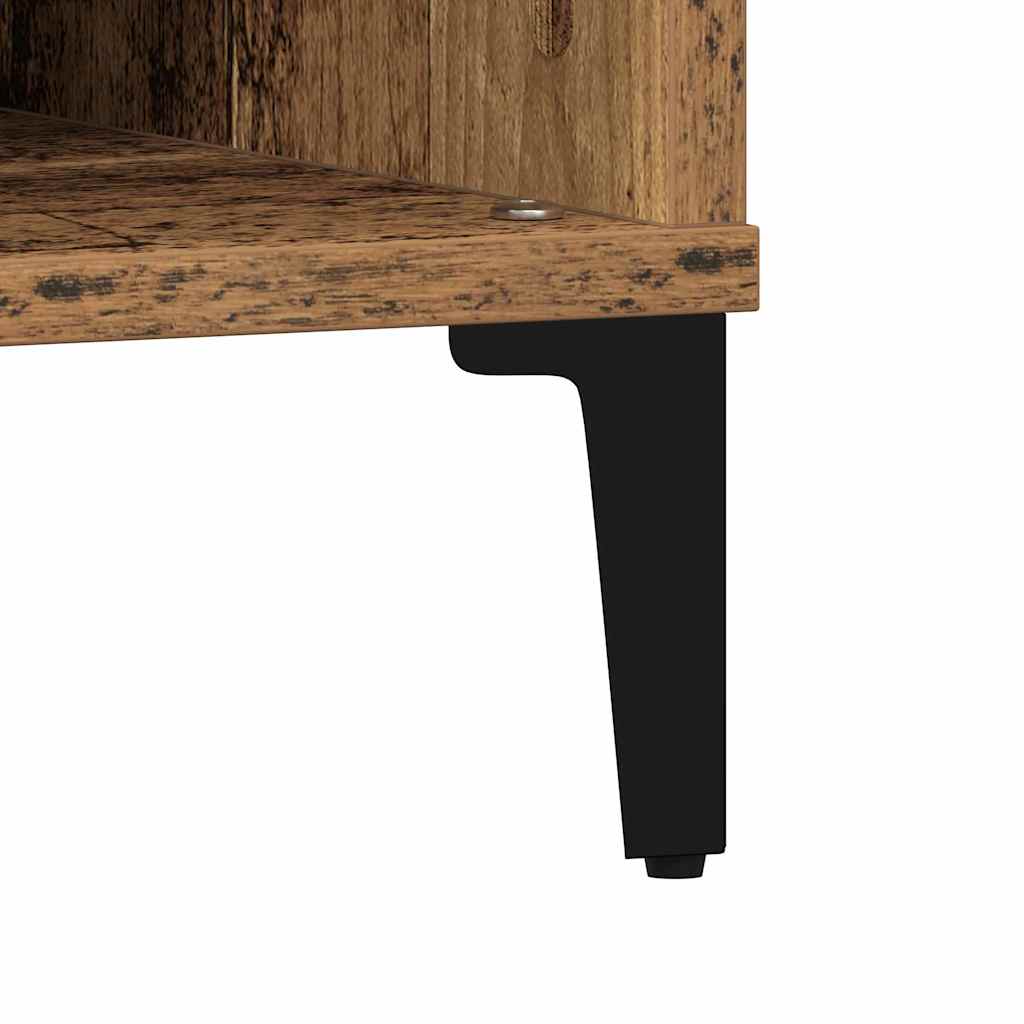 Table basse Bois ancien 60 x 60 x 30 cm Bois d'ingénierie - XIOS