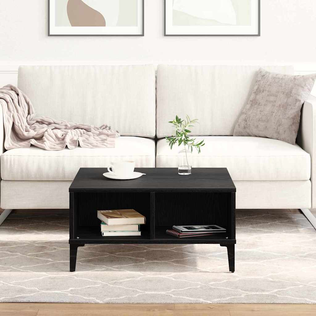 Table basse Chêne noir 60 x 60 x 30 cm Bois d'ingénierie - XIOS