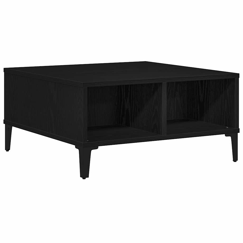 Table basse Chêne noir 60 x 60 x 30 cm Bois d'ingénierie - XIOS
