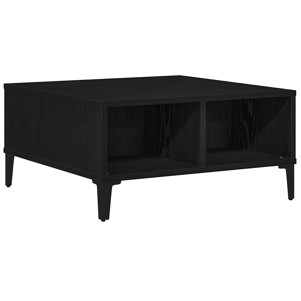Table basse Chêne noir 60 x 60 x 30 cm Bois d'ingénierie - XIOS