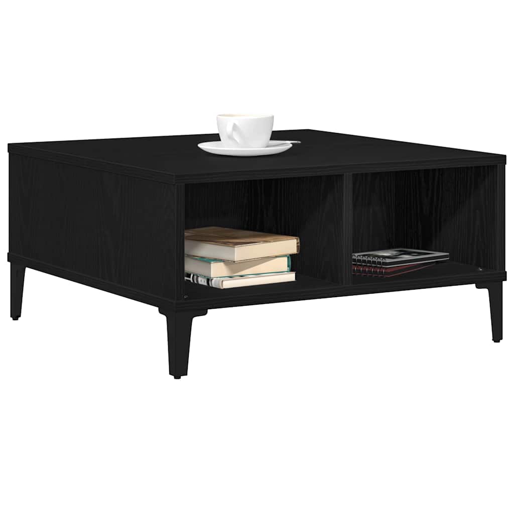 Table basse Chêne noir 60 x 60 x 30 cm Bois d'ingénierie - XIOS