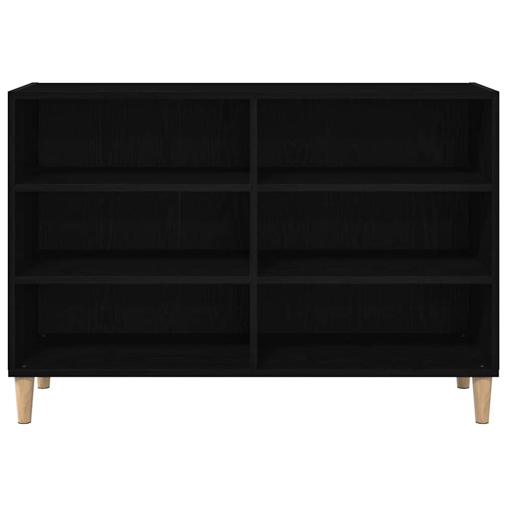 Buffet vidaXL Chêne noir Chêne massif 103.5 x 35 x 70 cm Buffet