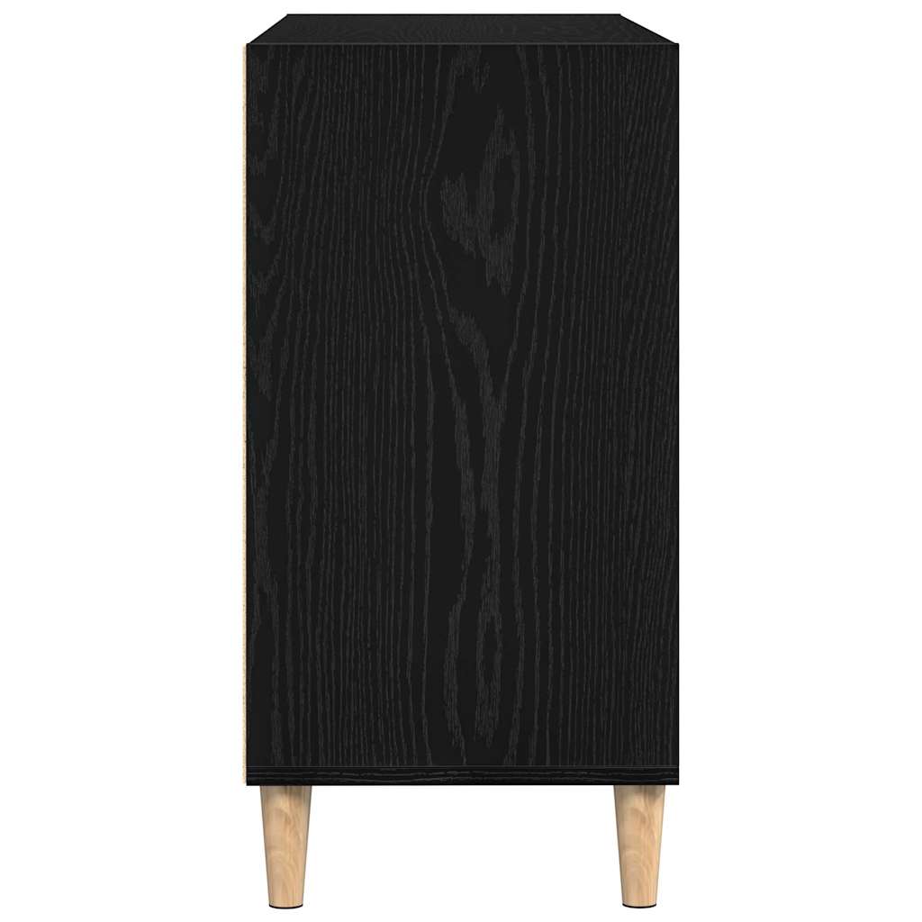 Buffet vidaXL Chêne noir Chêne massif 103.5 x 35 x 70 cm Buffet