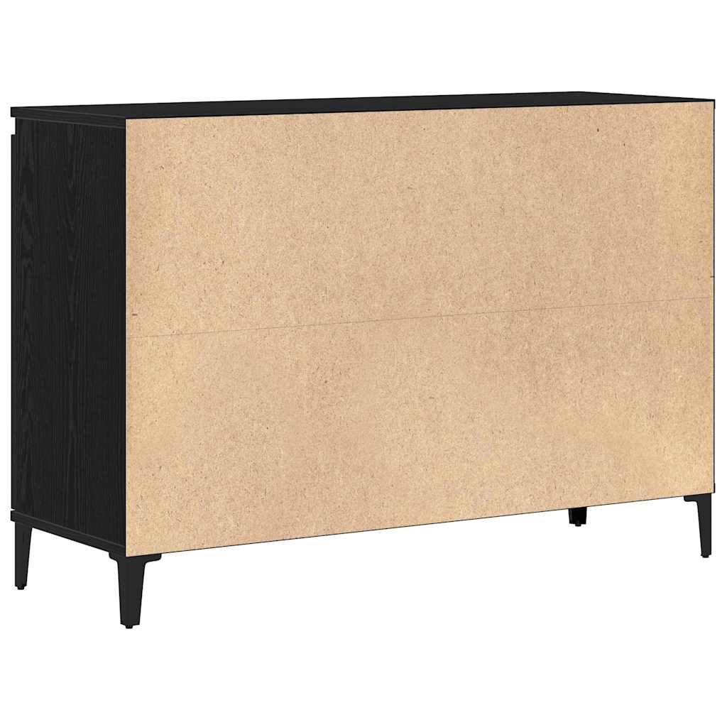 Buffet avec tiroir Noir 104 x 35 x 70 cm Bois d'ingénierie - XIOS