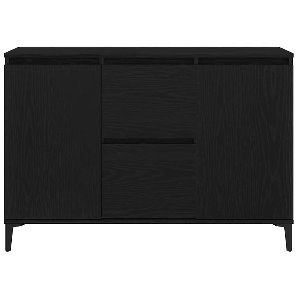 Buffet avec tiroir Noir 104 x 35 x 70 cm Bois d'ingénierie - XIOS