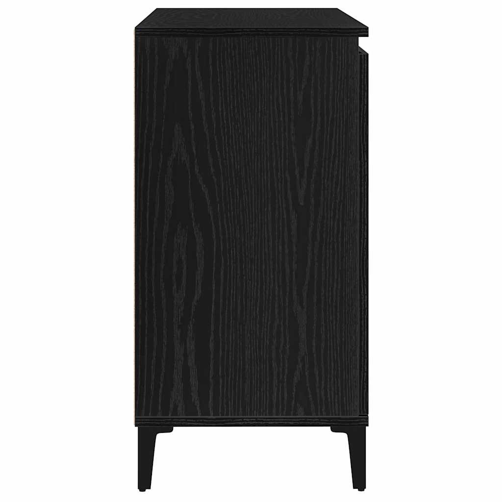 Buffet avec tiroir Noir 104 x 35 x 70 cm Bois d'ingénierie - XIOS