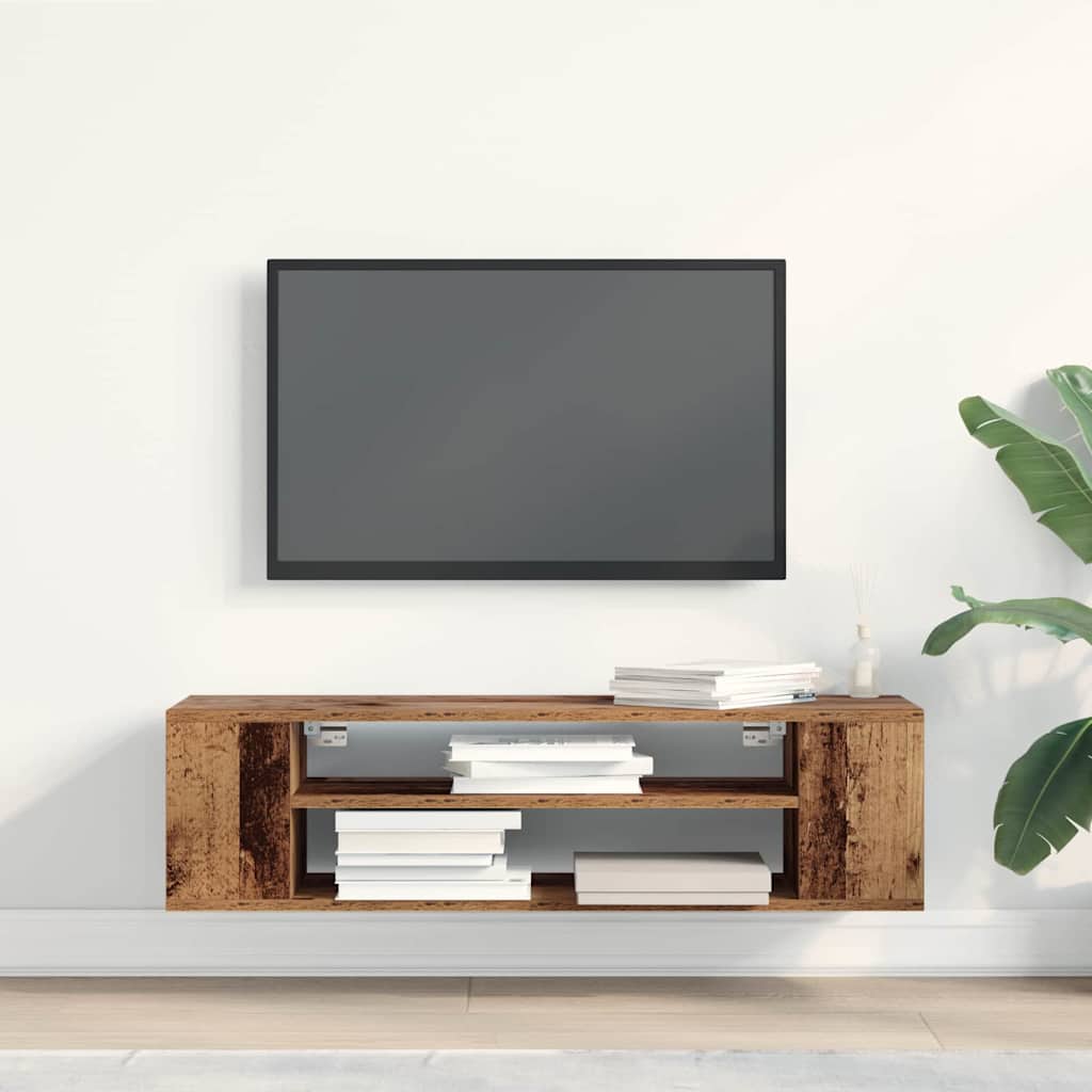 Meuble TV Marron 100 x 30 x 26,5 cm Bois d'ingénierie - XIOS