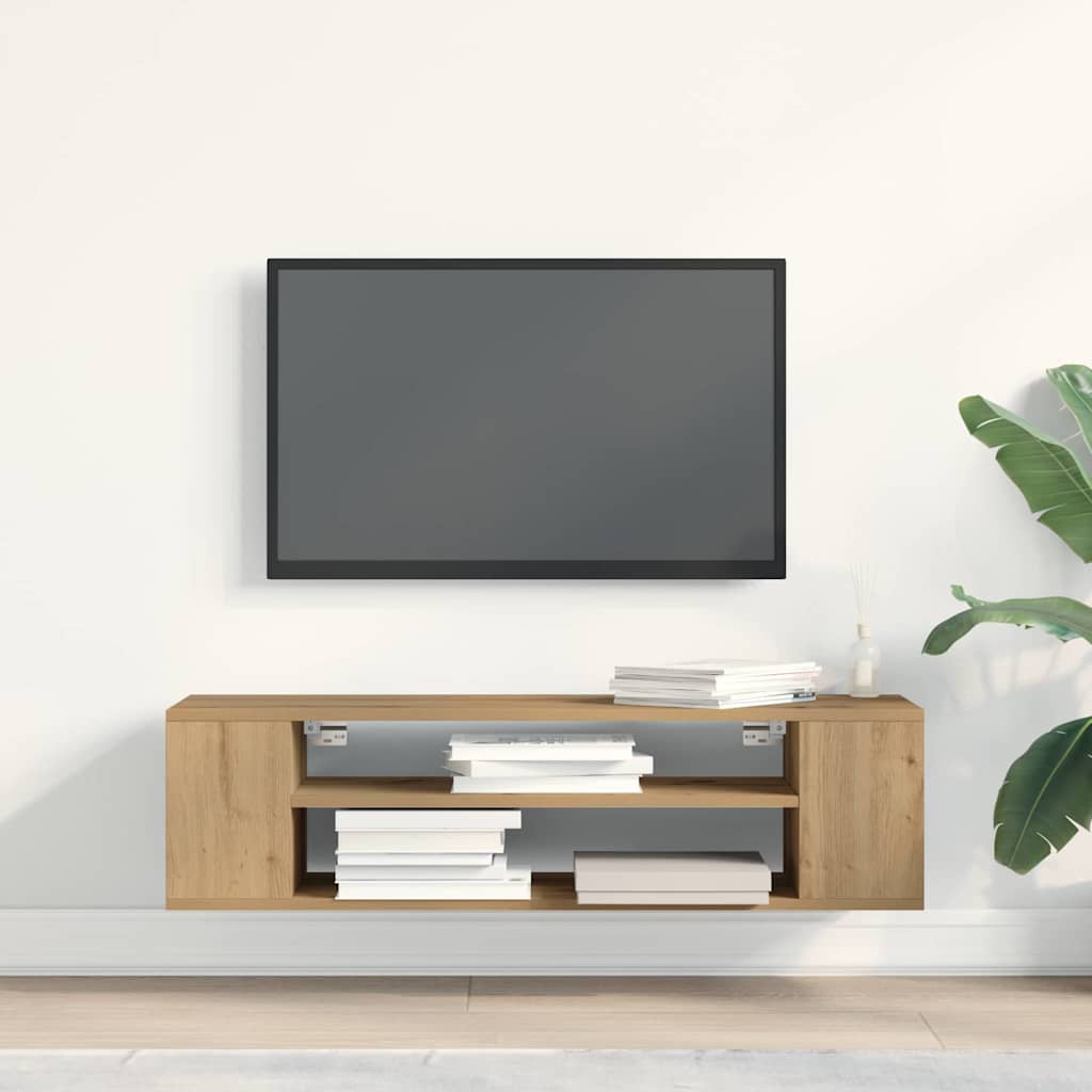 Meuble TV Beige 100 x 30 x 26,5 cm Bois d'ingénierie - XIOS