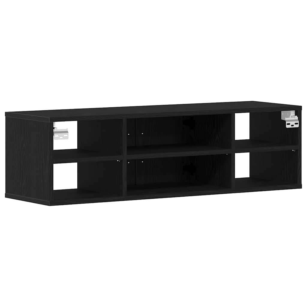 Étagère Murale Chêne noir 140 x 41 x 75 cm Bois d'ingénierie - XIOS